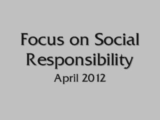 Ask a Humanist - April 2012 (1)