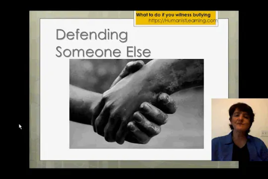 Defending Someone Else - if You Are a Bystander to Bullying in the Workplace