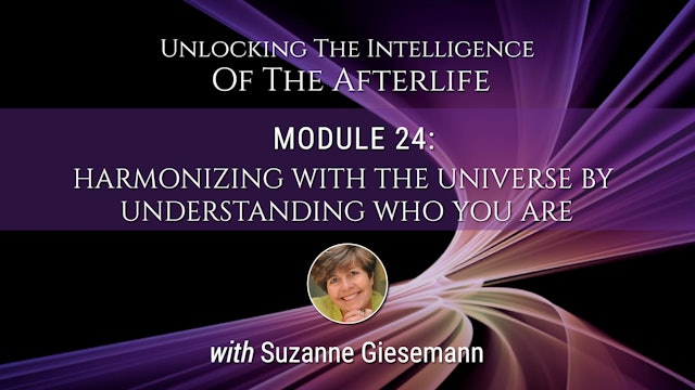 Module 24 - Harmonizing With The Universe By Understanding Who You Are