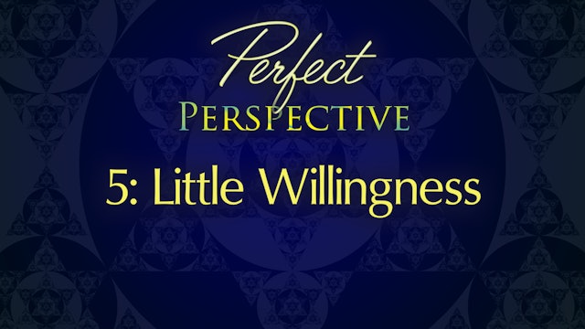 Perfect Perspective 5: Little Willingness
