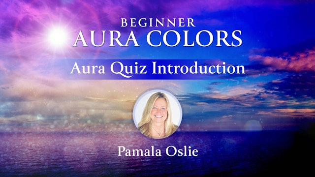 Beginner Aura Colors with Pam Oslie - Aura Quiz Introduction