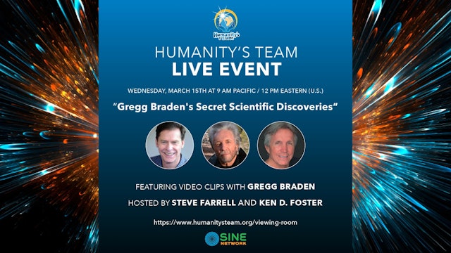 03-15-2023 - Ken D. Foster about Gregg Braden - HT Live Event