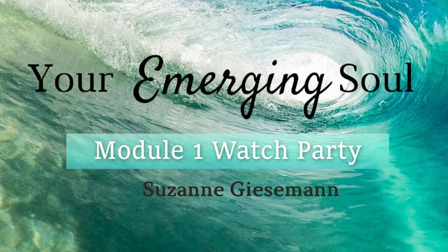 Your Emerging Soul - Module 1 Part 1 ...