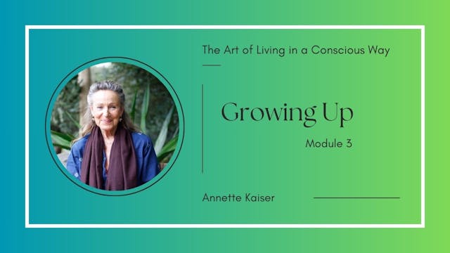 Growing Up - The Art of Living in a C...