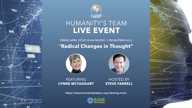 Humanity's Team Live - 2022 April 1 - Lynne McTaggart