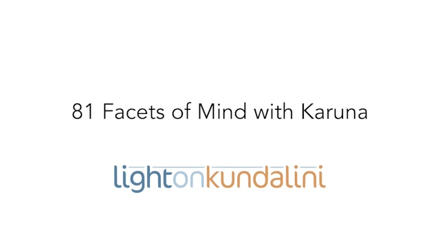 Manual: 81 Facets of Mind with Karuna (PDF)