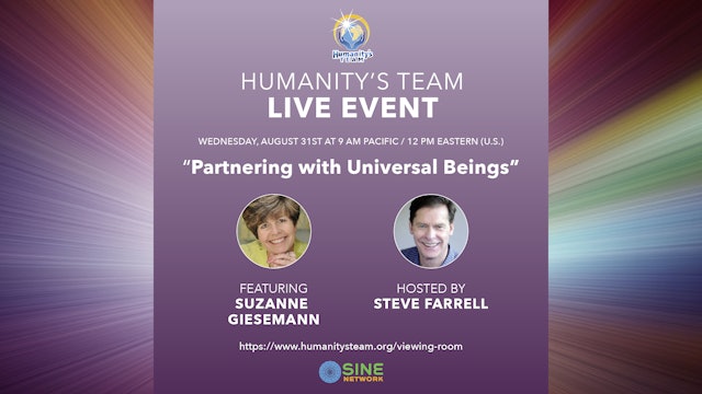 Humanity's Team Live - 2022 Aug 31 - Suzanne Giesemann