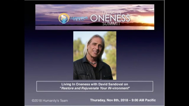 Living In Oneness with David Sandoval