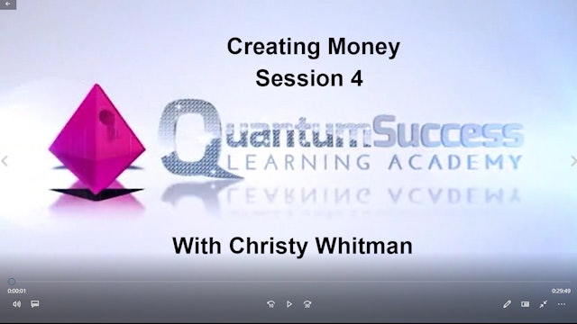 Creating Money Session 4