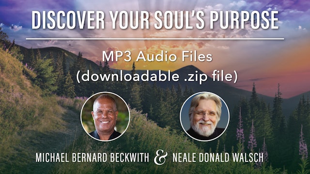 Discover Your Soul's Purpose MP3 Audio Files (downloadable .zip file)