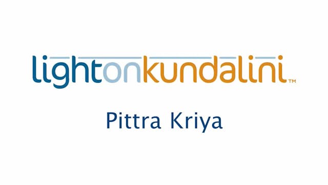 Healing Grief Pittra Kriya (1 of 3) w...