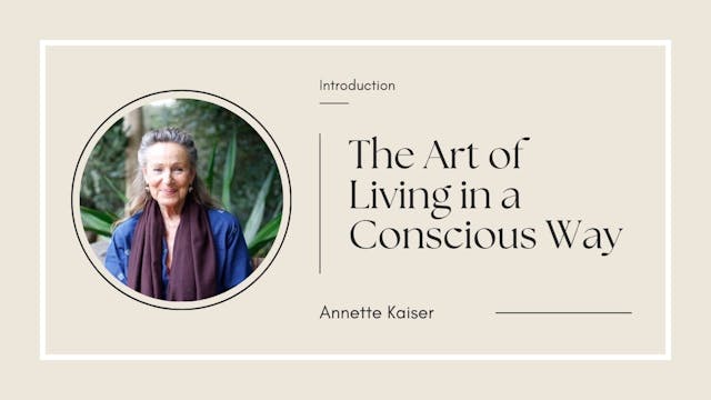 The Art of Living in a Conscious Way ...