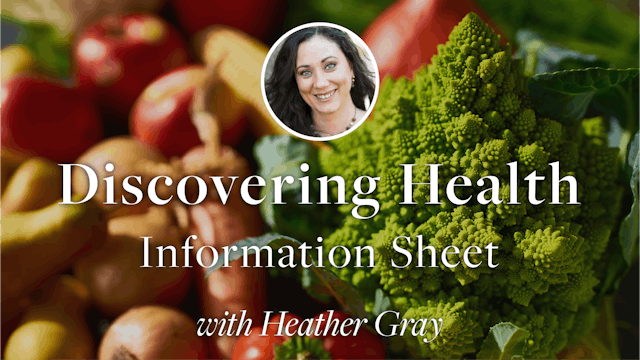 Discovering Health Information Sheet and Glossary (PDF)