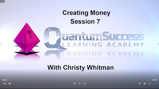 Creating Money Session 7