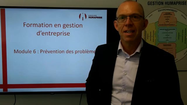 Module 6 - prévention des problèmes