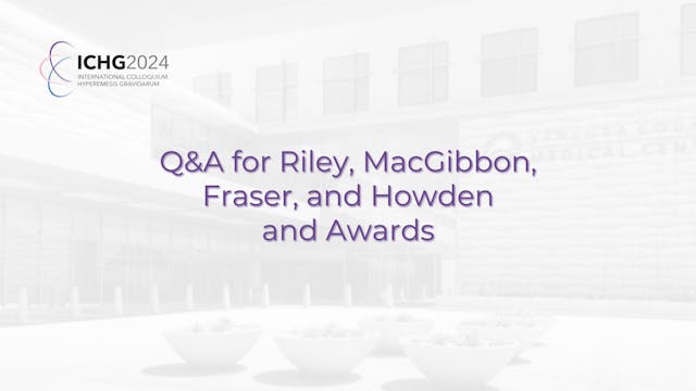 Q&A and Awards