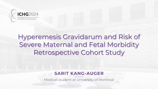 HG & Risk of Severe Maternal & Fetal Morbidity