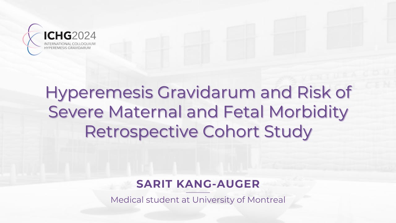 HG & Risk of Severe Maternal & Fetal Morbidity