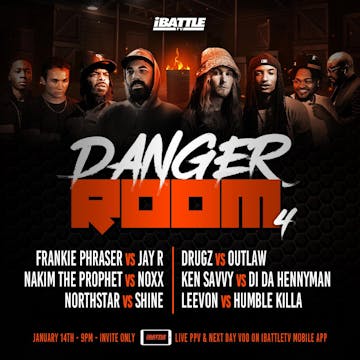 DANGER ROOM 4 - LIVE PPV/VOD - 1/14/23