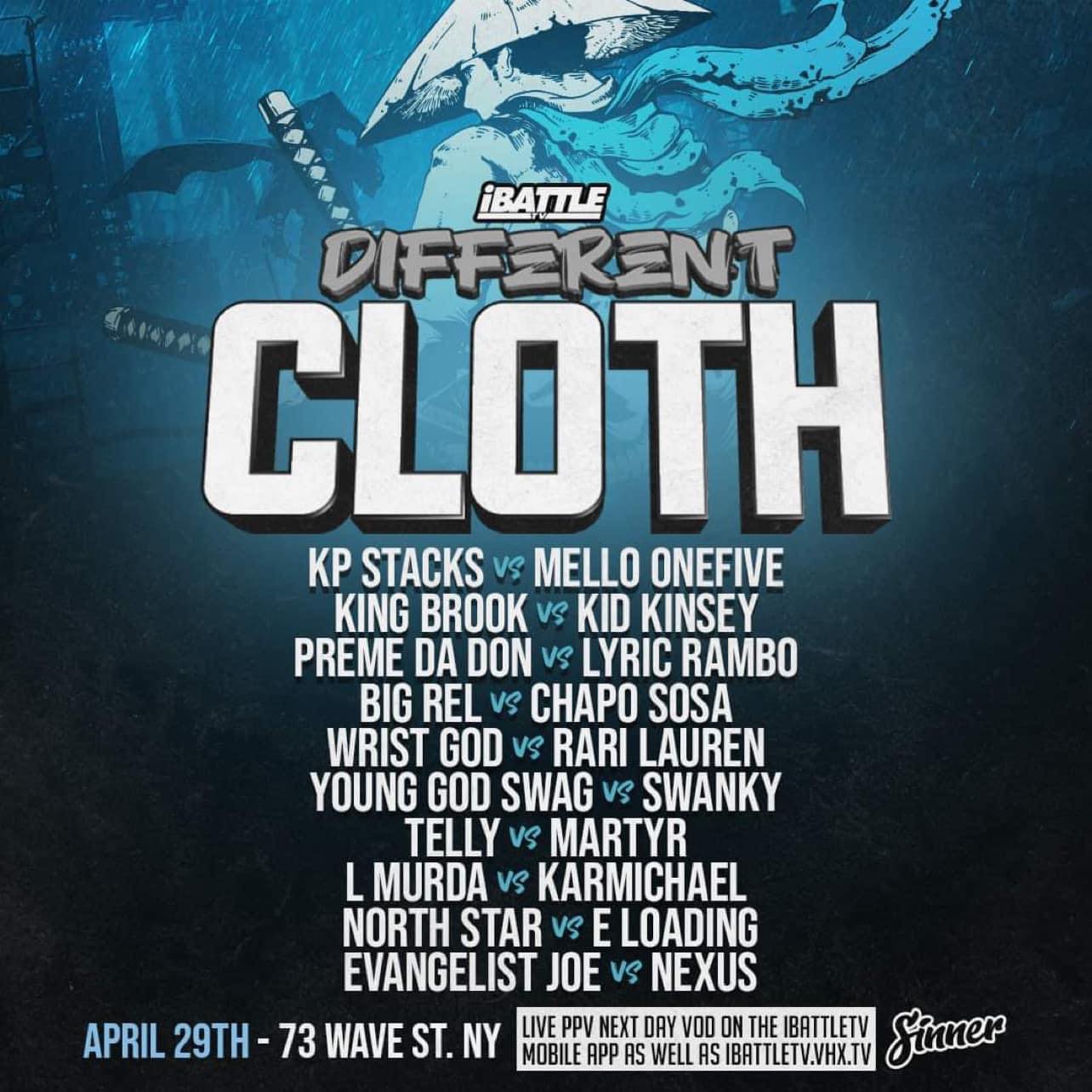 DIFFERENT CLOTH - FRI VOD