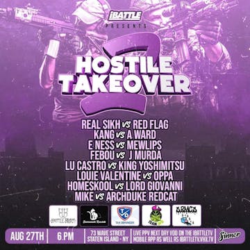 HOSTILE TAKEOVER 2 - SAT PPV