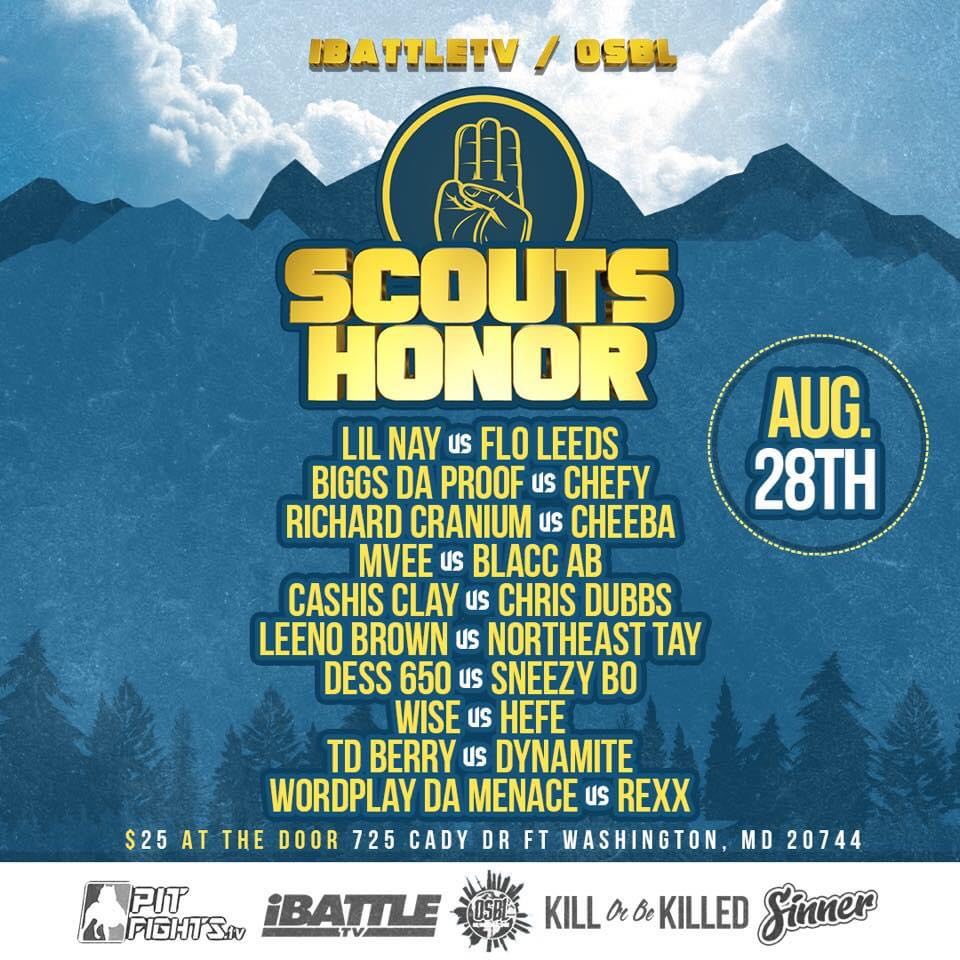 SCOUTS HONOR 8/28 ***LIVE PPV***