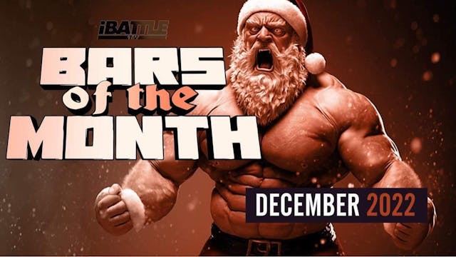 BARS OF THE MONTH - December 2022