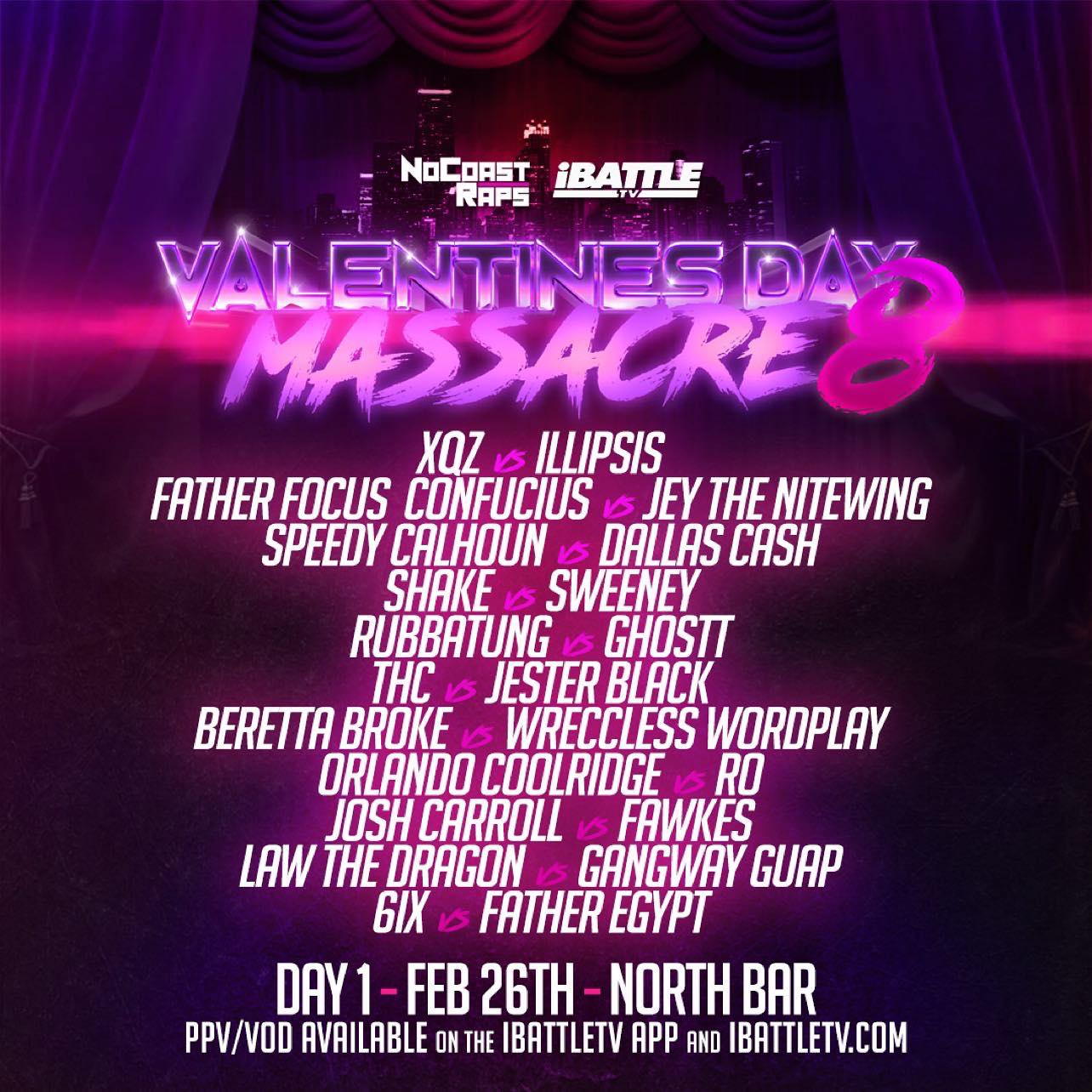 DAY 1 - VALENTINE'S DAY MASSACRE - PPV