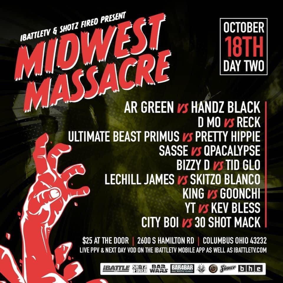 MIDWEST MASSACRE DAY 2 SUN ***LIVE PPV***