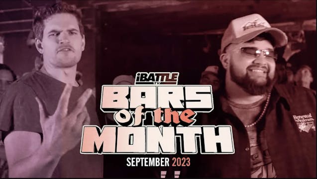 BARS OF THE MONTH - September 2023