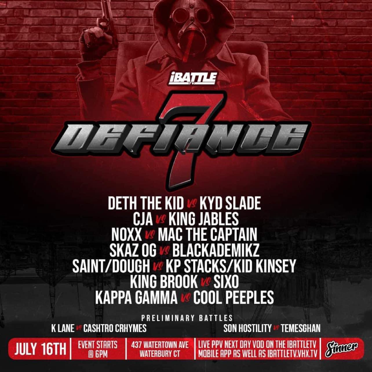DEFIANCE 7 - LIVE PPV/VOD