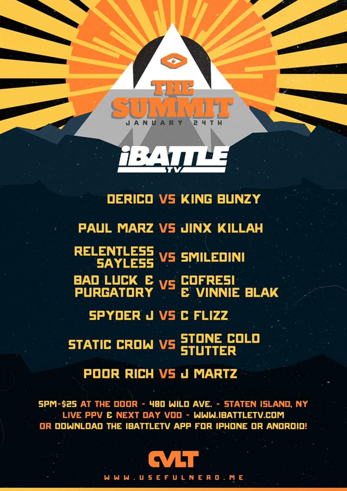 THE SUMMIT - FRIDAY 1/24 ***LIVE PPV***