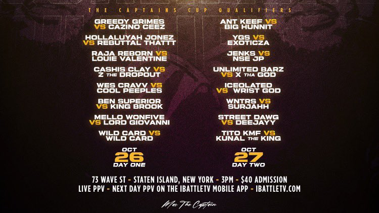 Captains Cup 2024 Qualifiers