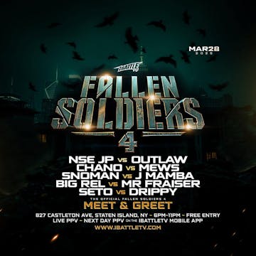 Fallen Soldiers 4: Pre-game/meet & gr...