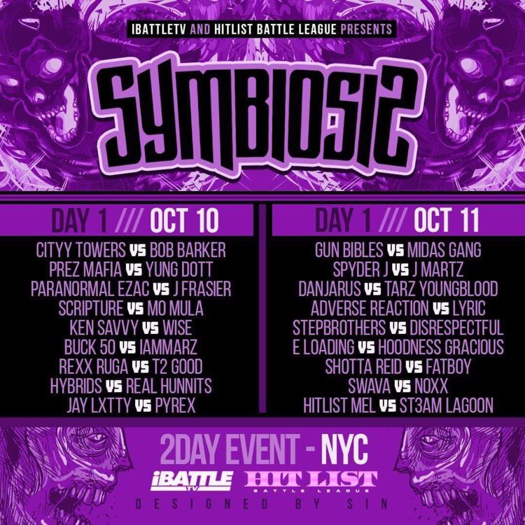 SYMBIOSIS - DAY 1 SAT 10/10 ***LIVE PPV***