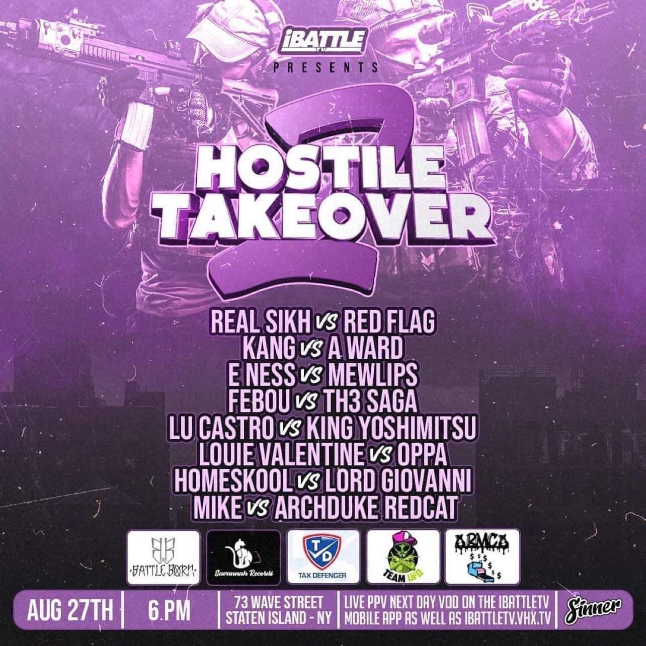 HOSTILE TAKEOVER 2 - 8/26-27