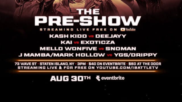 Point Forward - THE PRE-SHOW - 08/30/...