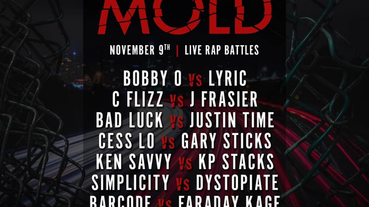 BREAK THE MOLD  - Saturday 11/9 - PPV AND VOD