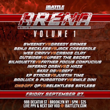 ARENA 1 - Friday, September 27th, PPV AND VOD