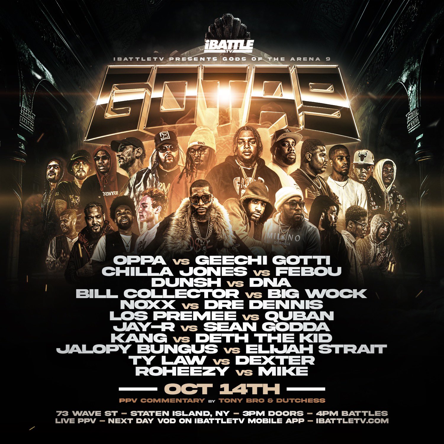 GODS OF THE ARENA 9 - 10/14/23