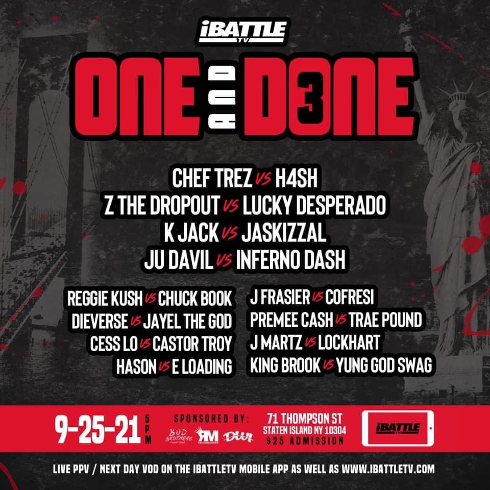 ONE AND DONE - 9/25