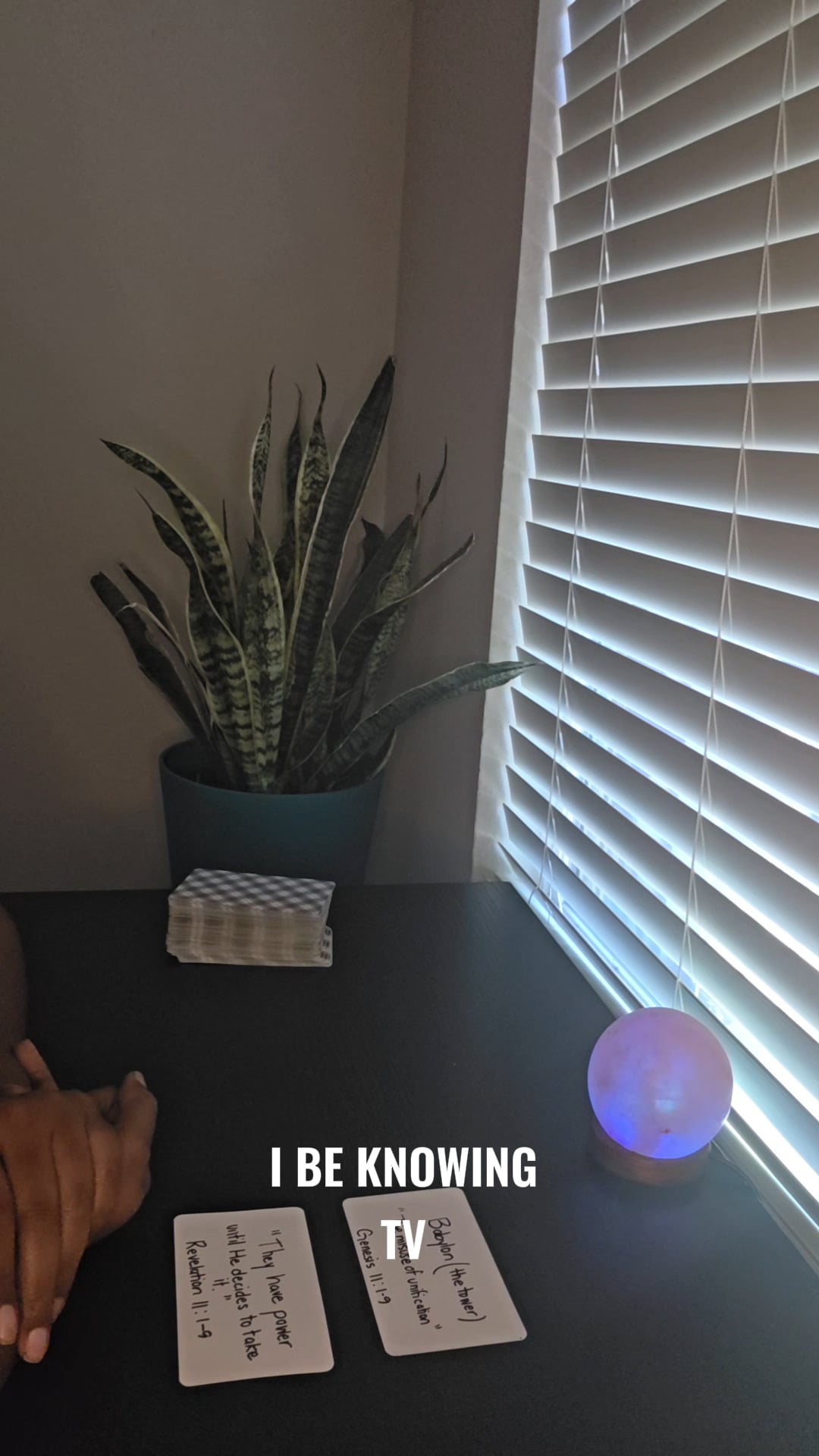 She tried to use this scripture against you and prophesied her own future