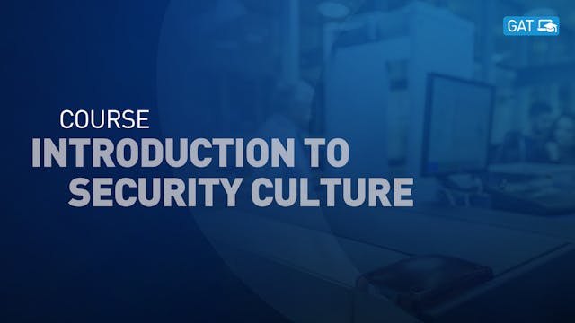 Introduction to Security Culture Course