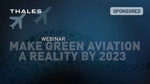 Make Green Aviation a Reality by 2023...