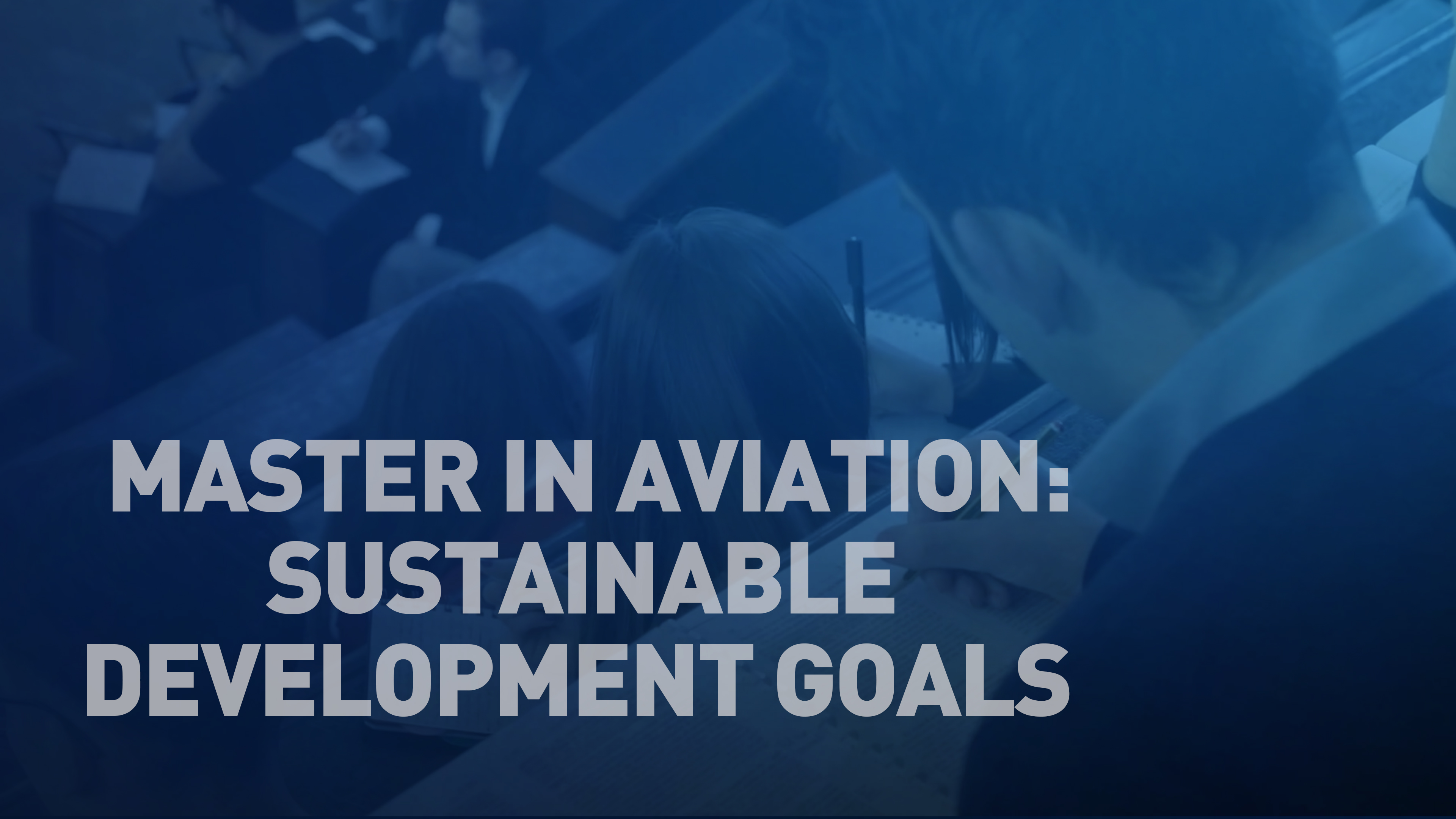 Master in Aviation: Sustainable Development Goals