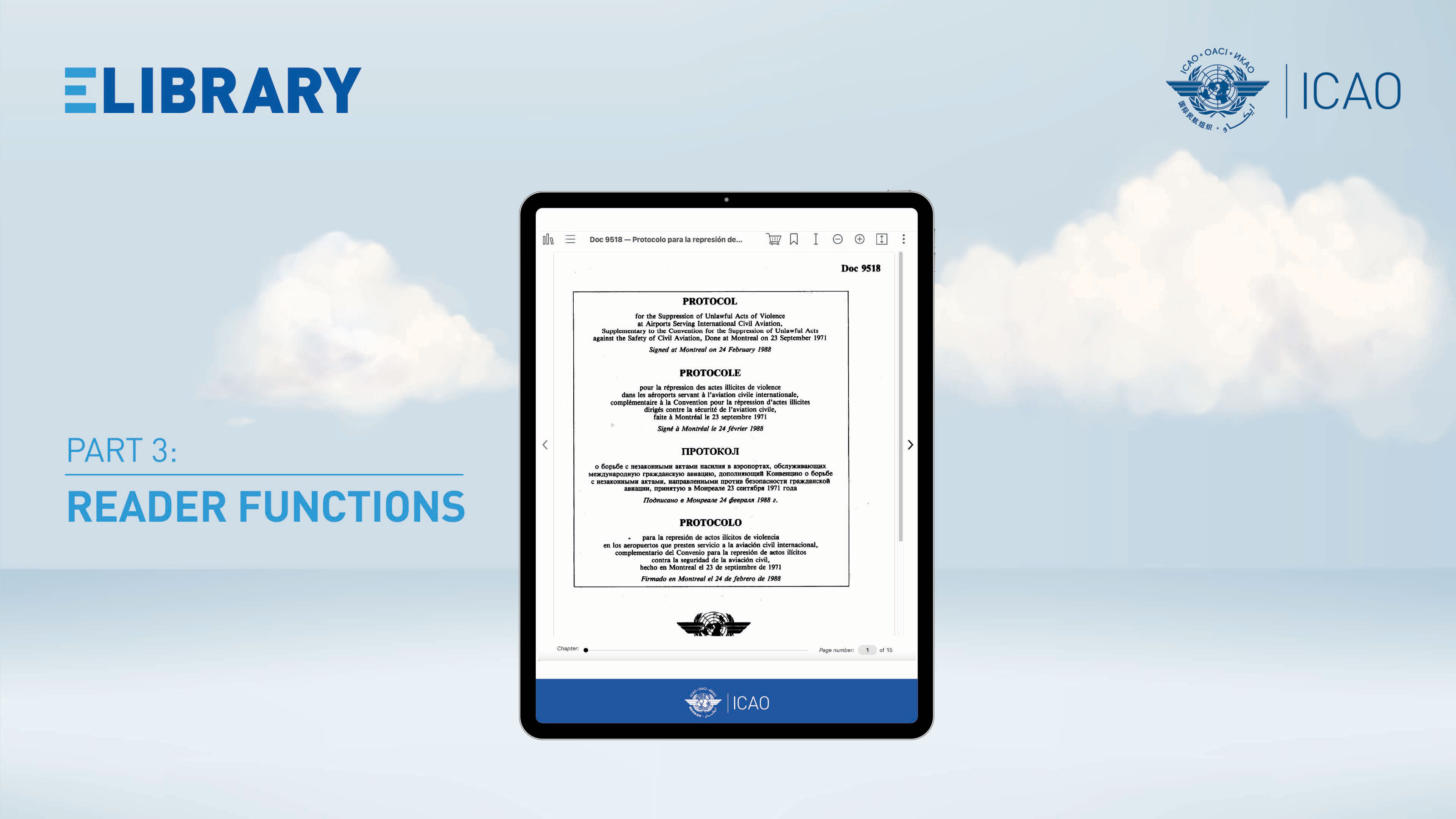 How to use eLibrary Reader 