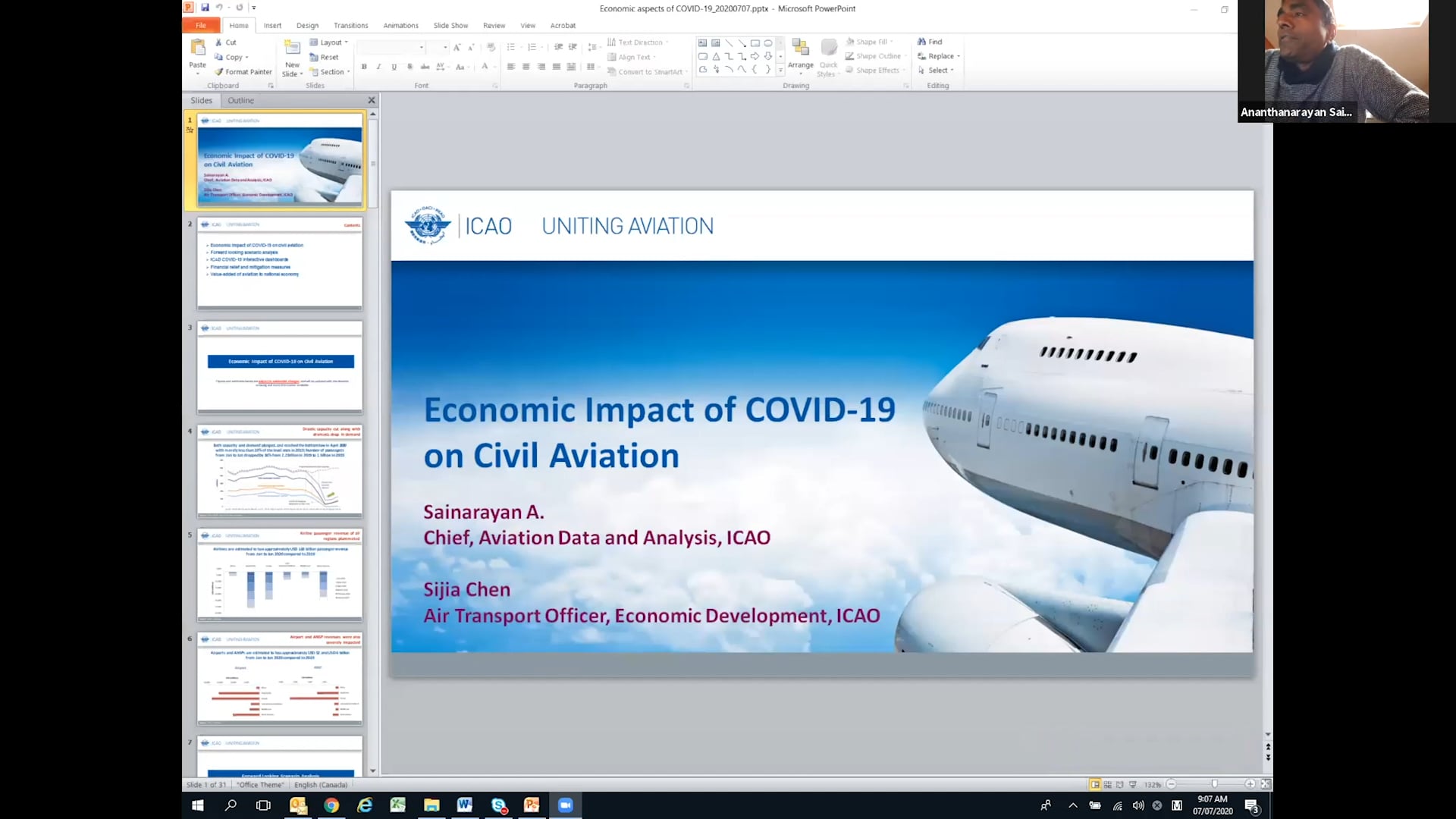 Economic Impact of COVID-19 on Civil Aviation