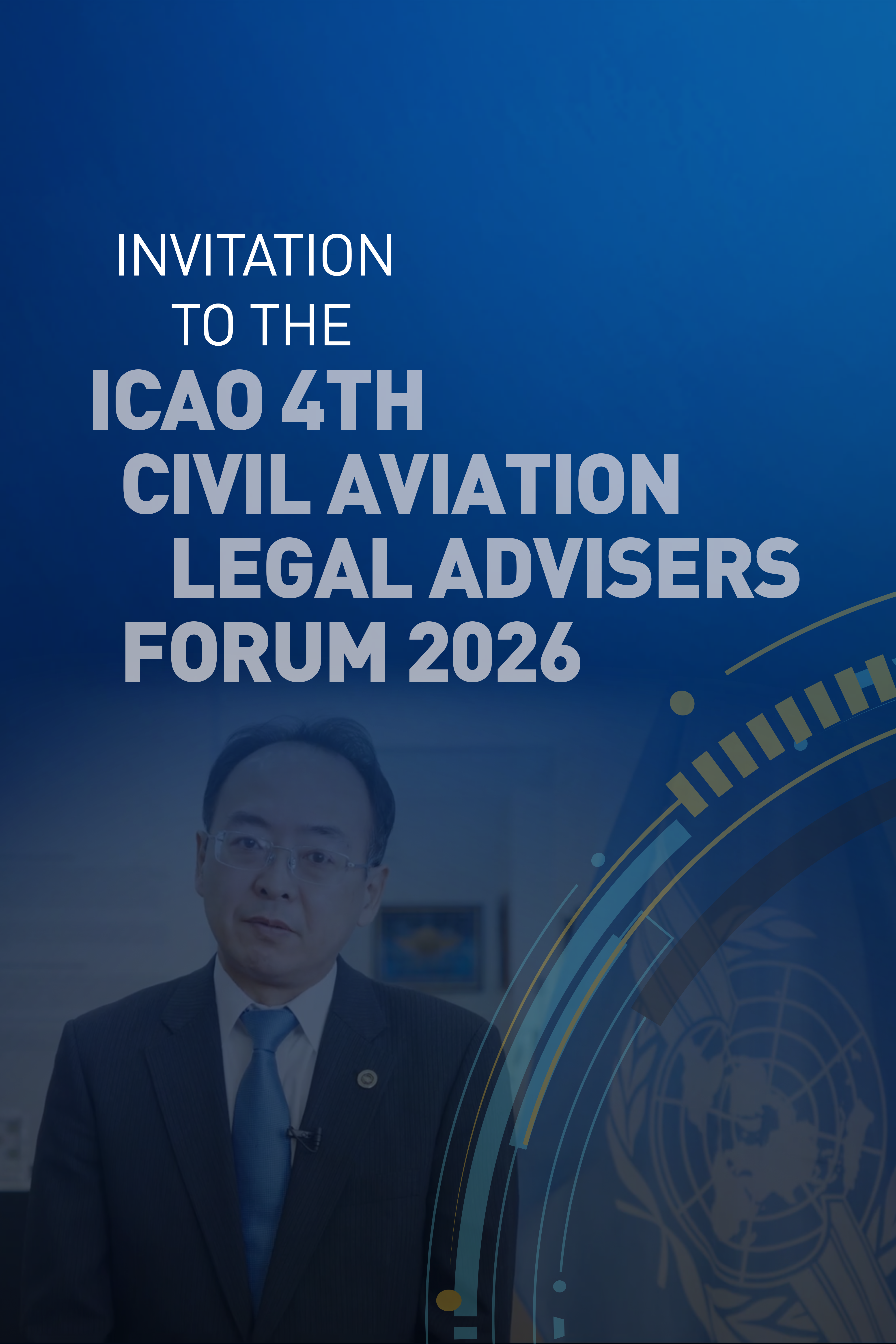 Invitation from the President of the ICAO Council, Toshiyuki Onuma