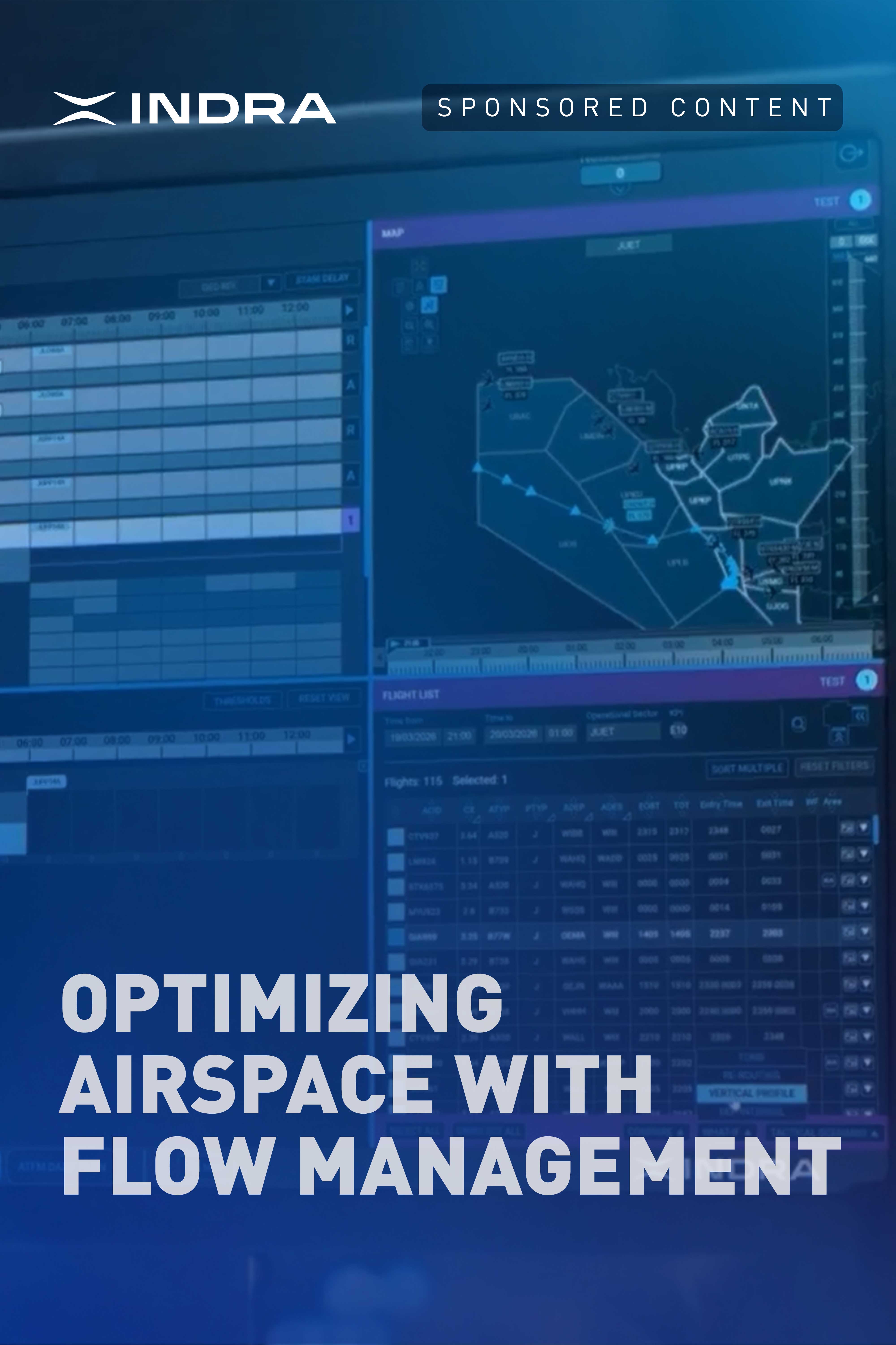Indra: Optimizing Airspace with Flow Management