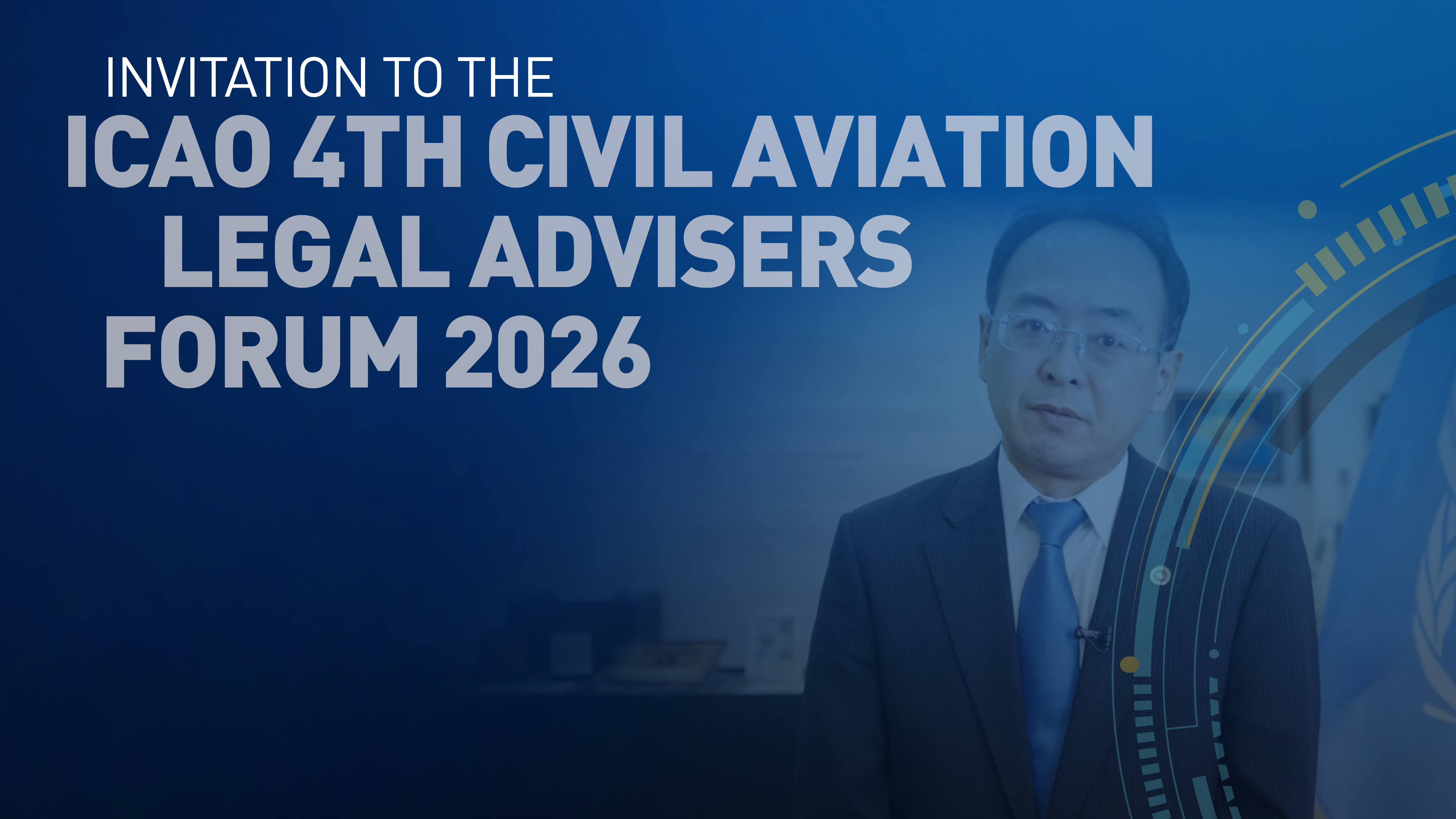 Invitation from the President of the ICAO Council, Toshiyuki Onuma